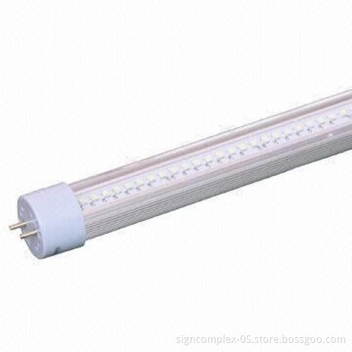 T8 LED Tube with 180 degrees rotatable end caps and convenient user's installation